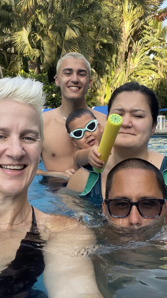 Scentsy Consultants Shawn & Wendy Robinson with there 3 kids in Mexico