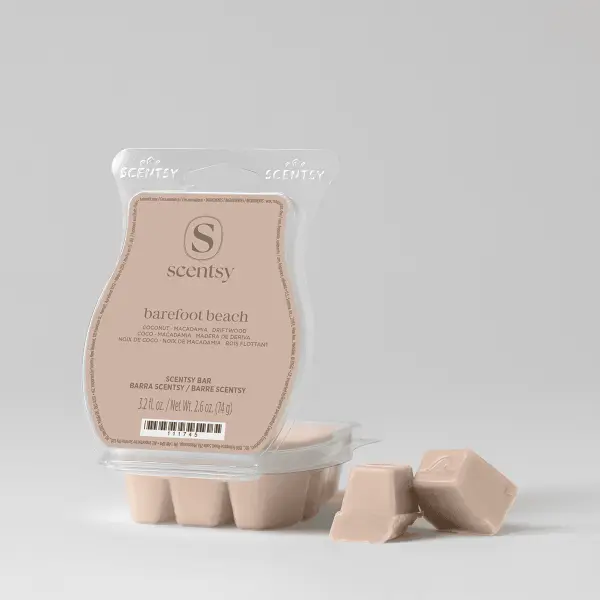 Barefoot Beach Scentsy Wax Bar home fragrance product
