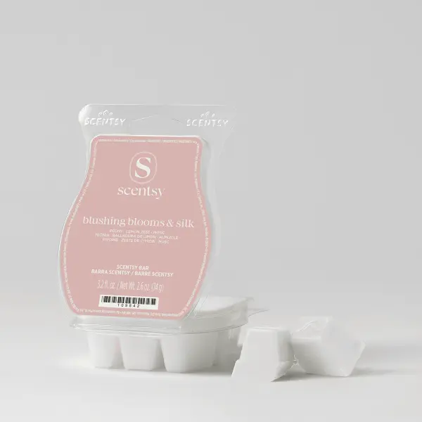 Blushing Blooms Silk Scentsy Wax Bar home fragrance product