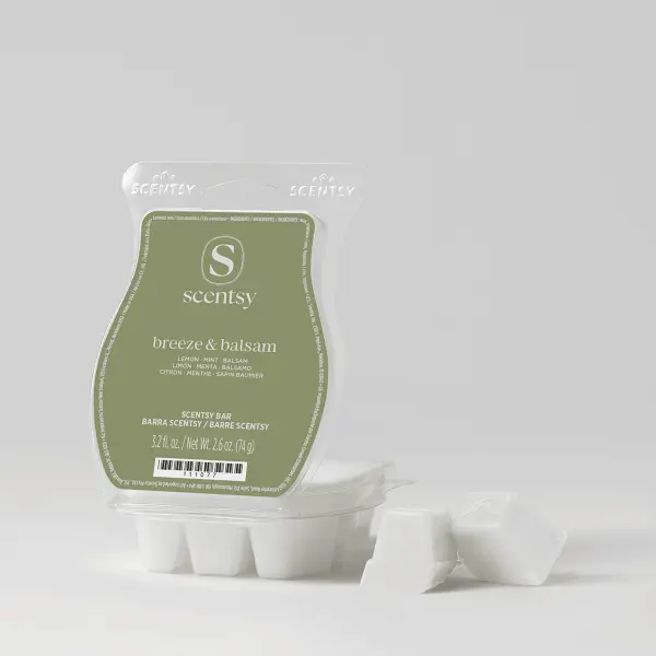 Breeze Balsam Scentsy Wax Bar home fragrance product