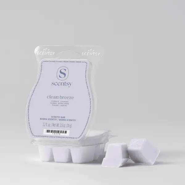 Clean Breeze Scentsy Wax Bar home fragrance product