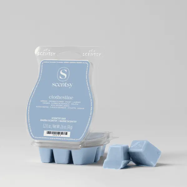 Clothesline Scentsy Wax Bar home fragrance product