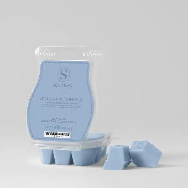 Hydrangea Bouquet Scentsy Wax Bar home fragrance product