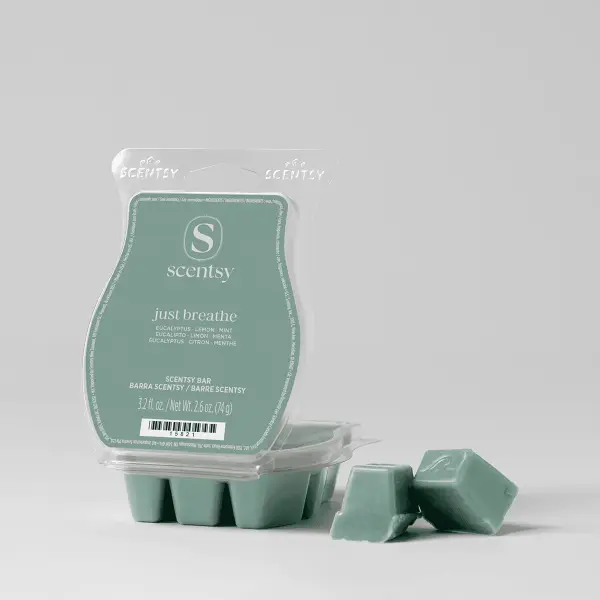 Just Breathe Scentsy Wax Bar home fragrance product