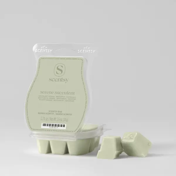 Serene Succulent Scentsy Wax Bar home fragrance product