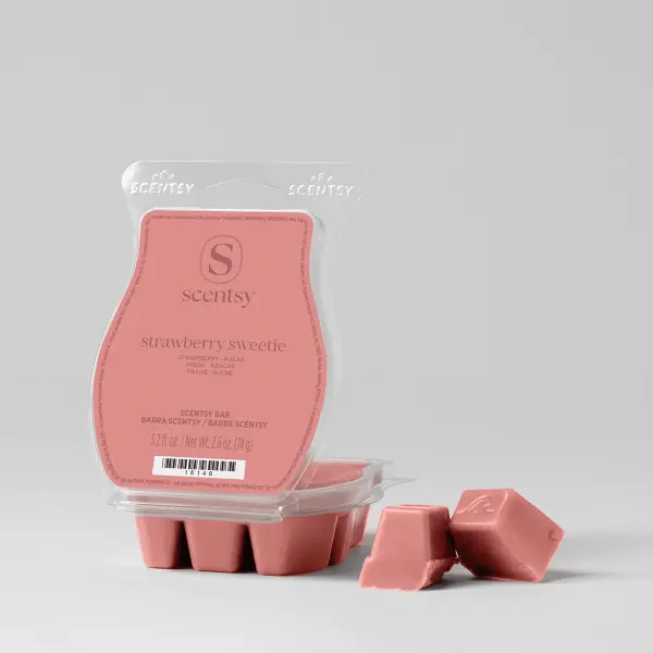 Strawberry Sweetie Scentsy Wax Bar home fragrance product