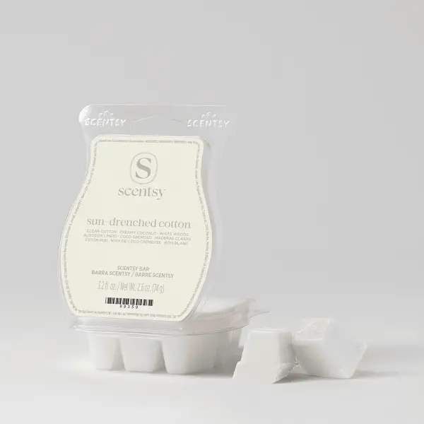 Sun Drenched Cotton Scentsy Wax Bar home fragrance product