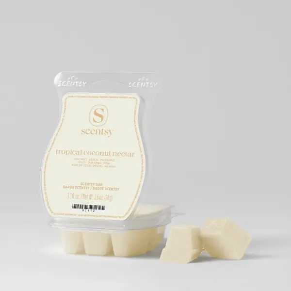 Tropical Coconut Nectar Scentsy Wax Bar home fragrance product