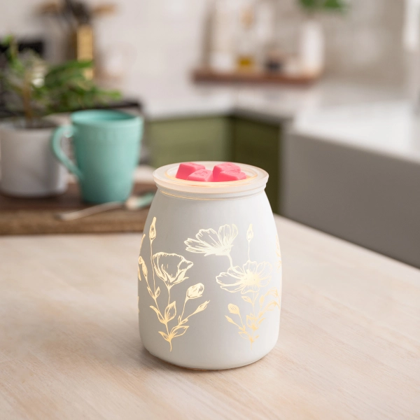 Scentsy Flower Garden Wax Warmer | Elegant Floral Decor