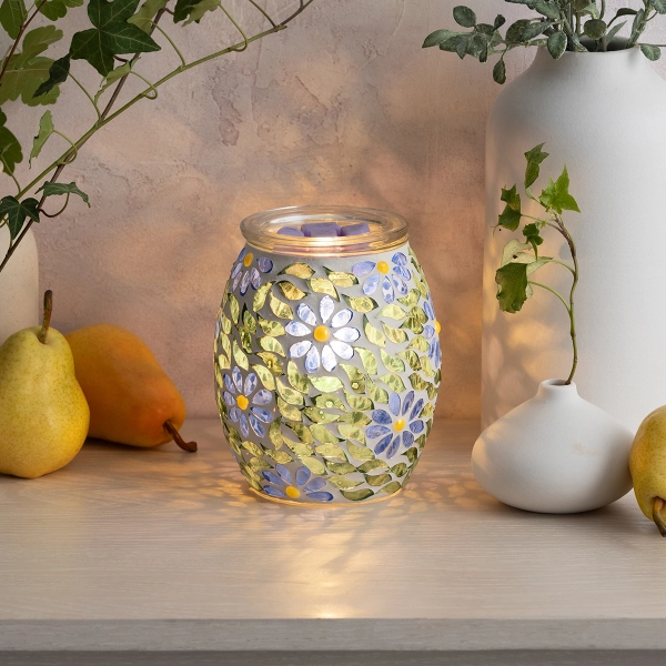 Scentsy Periwinkle Petals Warmer home decor fragrance product