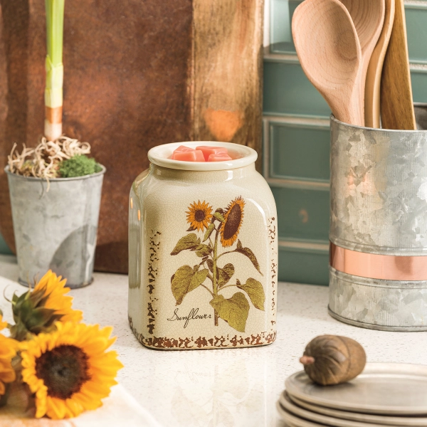 Scentsy Rustic Sunflower Warmer home decor fragrance product