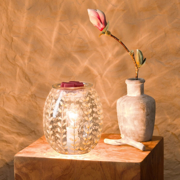 Scentsy White Marigold Warmer home decor fragrance product