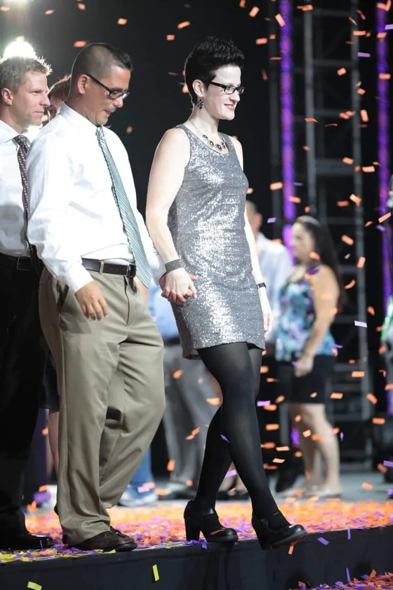 Shawn and Wendy Superstar Directors on stage